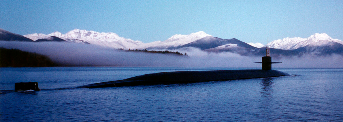 submarine in the Bay