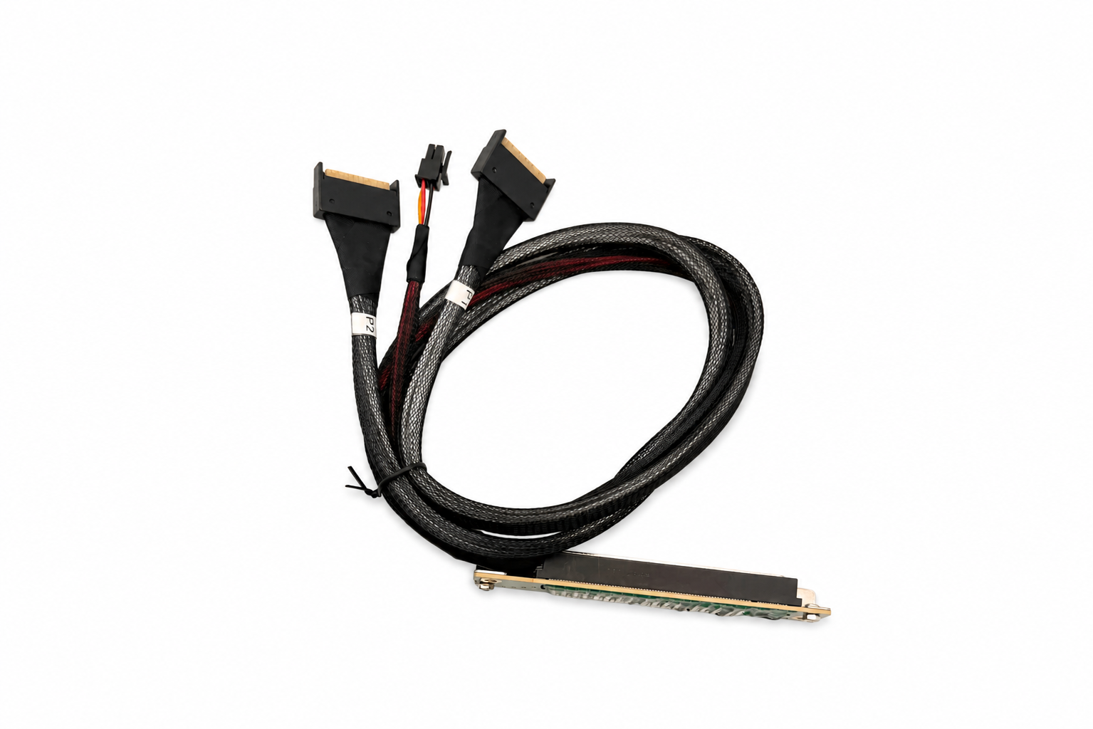 PCIe x16 Female to Dual MCIO 8i