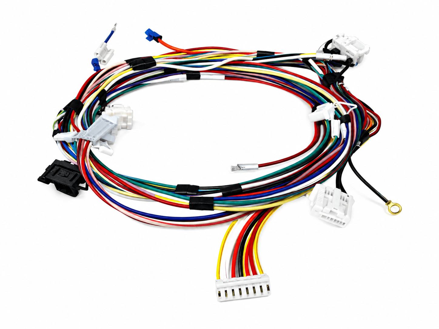 Custom cable assembly with military-style circular connectors